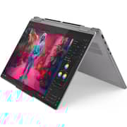 Lenovo Yoga 7 14AHP9 2-in-1 Convertible (2023) Laptop - AMD Ryzen 5-8640HS / 14inch WUXGA / 512GB SSD / 8GB RAM / Shared AMD Radeon 760 Graphics / Windows 11 Home / English Keyboard / Arctic Grey / International Version - [83DK000DUS]