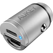 Aukey Car Charger Silver