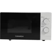 Tornado 20L Manual Microwave Oven 700W with 5 Power Levels & Defrost Function – TWMS-20-W-E