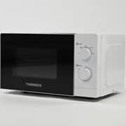 Tornado 20L Manual Microwave Oven 700W with 5 Power Levels & Defrost Function – TWMS-20-W-E