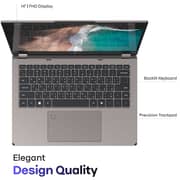 Onsor MOUJ 14 2-in-1 Convertible (2025) Laptop - 13th Gen / Intel Core i7-1355U / 14inch FHD / 512GB SSD / 16GB RAM / Shared Intel Iris xe Graphics / Windows 11 Home / English & Arabic Keyboard / Sand / Middle East Version - [MOUJ14i7SND] With Smart Pen