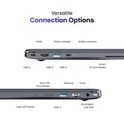 Onsor TURS 14 (2025) Laptop - 13th Gen / Intel Core i3-1315U / 14inch QHD / 256GB SSD / 8GB RAM / Shared Intel Iris Xe Graphics / Windows 11 Home / English & Arabic Keyboard / Charcoal / Middle East Version - [TURS14i3CH]