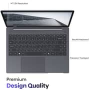 Onsor TURS 14 (2025) Laptop - 13th Gen / Intel Core i3-1315U / 14inch QHD / 256GB SSD / 8GB RAM / Shared Intel Iris Xe Graphics / Windows 11 Home / English & Arabic Keyboard / Charcoal / Middle East Version - [TURS14i3CH]