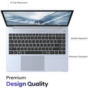 Onsor TURS 14 (2025) Laptop - 13th Gen / Intel Core i5-1335U / 14inch QHD / 512GB SSD / 8GB RAM / Shared Intel Iris Xe Graphics / Windows 11 Home / English & Arabic Keyboard / Silver / Middle East Version - [TURS14i5SL]