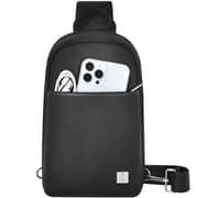 Wiwu Hali Sling Chest Bag Black - HSCBBLK