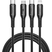 Wiwu 3-in-1 Type-C Fast Charge Cable 1m Black