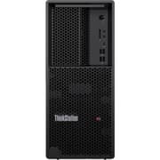 Lenovo ThinkStation P3 Tower (2024) Desktop - 14th Gen / Intel Core i7-14700 / 512GB SSD / 16GB RAM / Shared Intel UHD Graphics 770 / Windows 11 Pro / English & Arabic Keyboard / Black / International version - [30GS00BDAX]