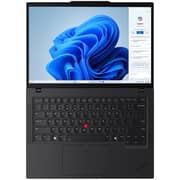 Lenovo ThinkPad T14 Gen 5 (2023) Laptop - 1st Series / Intel Core Ultra 7-155U / 14inch WUXGA / 512GB SSD / 16GB RAM / Shared Intel Graphics / DOS / English Keyboard / Black / International Version - [21ML001BGP]