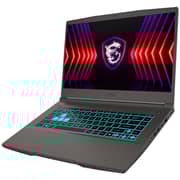 MSI Thin 15 Gaming (2025) Laptop - 13th Gen / Intel Core i5-13420H / 15.6inch FHD / 512GB SSD / 8GB RAM / 4GB NVIDIA GeForce RTX 2050 Graphics / Windows 11 / English & Arabic Keyboard / Gray / Middle East Version - [B13UCX]