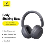 Baseus A00070800821 Bass 35 Max Wireless Over Ear Headphones Twilight Grey