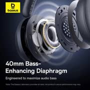 Baseus A00070800821 Bass 35 Max Wireless Over Ear Headphones Twilight Grey