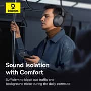Baseus A00070800821 Bass 35 Max Wireless Over Ear Headphones Twilight Grey