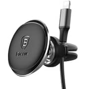 Baseus Magnetic Car Mount Holder with Cable Clip Black