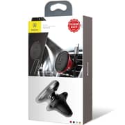 Baseus Magnetic Car Mount Holder with Cable Clip Black