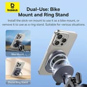 Baseus PrimeTrip Stick-on Type Bike Phone Mount Black