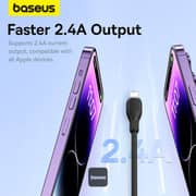 Baseus USB-A To Lightning Cable 1.2m Black