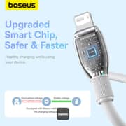 Baseus USB-A To Lightning Cable 1.2m White