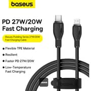 Baseus Type-C To Lightning Cable 2m Black