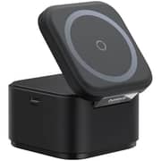 Baseus 2-In-1 Mag Pro Wireless Charger Black