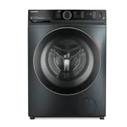 Toshiba Front Load Automatic Washing Machine, 9Kg, Inverter Motor, Morandi Grey - TW-BK100GF4EG-MK