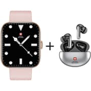 Swiss Military WCH-ALPS4-RGLDFPNKSS Smartwatch Pink + VICTOR 3 ANC TWLS Earbuds