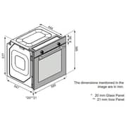 Ferre FryArt Built In Electric Oven QBPRY662CS