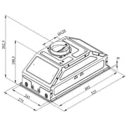 Ferre Buit In Chimney Hood CH50SS300P