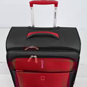 Sparcot Feather Series 1 Pc 4-Wheel Trolley Bag Red