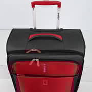 Sparcot Feather Series 1 Pc 4-Wheel Trolley Bag Red
