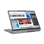 Lenovo Ideapad 5 14IRH9 2-in-1 Convertible (2025) Laptop - 13th Gen / Intel Core i7-13620H / 14inch WUXGA / 512GB SSD / 16GB RAM / Shared Intel UHD Graphics / Windows 11 Home / English & Arabic Keyboard / Luna Grey / Middle East Version - [83KX002LAD]