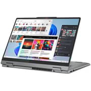 Lenovo Ideapad 5 14IRH9 2-in-1 Convertible (2025) Laptop - 13th Gen / Intel Core i7-13620H / 14inch WUXGA / 512GB SSD / 16GB RAM / Shared Intel UHD Graphics / Windows 11 Home / English & Arabic Keyboard / Luna Grey / Middle East Version - [83KX002LAD]