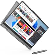 Lenovo Ideapad 5 14IRH9 2-in-1 Convertible (2025) Laptop - 13th Gen / Intel Core i7-13620H / 14inch WUXGA / 512GB SSD / 16GB RAM / Shared Intel UHD Graphics / Windows 11 Home / English & Arabic Keyboard / Luna Grey / Middle East Version - [83KX002LAD]