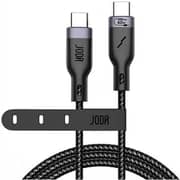 Joda Type-C to Type-C Nylon Braided Charging Cable 1m – Black