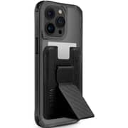 Skinarma Sido Mag-Charge Case + Magnetic Card Holder, Black – iPhone 15 Pro Max