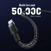 Joda Type-C to Type-C Nylon Braided Charging Cable 2m – Black