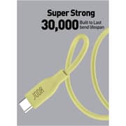 Joda Type-C to Type-C Silicone Charging Cable 1m – Yellow