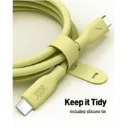 Joda Type-C to Type-C Silicone Charging Cable 1m – Yellow