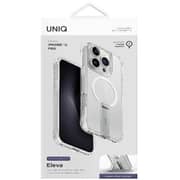 Uniq Eleva Case with Vertical Stand, Transparent – iPhone 16 Pro