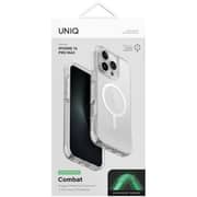 Uniq Combat MagClick Charging Case, Lume White – iPhone 16 Pro Max 6.9