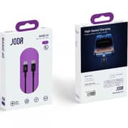 Joda Type-C to Lightning TPE Cable 1m – Black