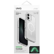 Uniq Combat MagClick Charging Case, Lume White – iPhone 16 Pro 6.3