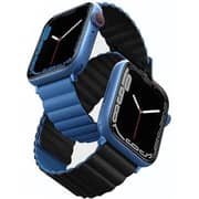 Uniq Revix Magnetic Watch Strap 41mm – Black/Caspian Blue