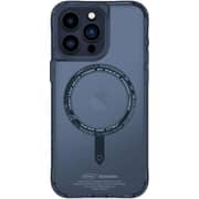 Skinarma Saido Mag-Charge + Magnetic Card Holder Case, Blue – iPhone 15 Pro