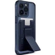 Skinarma Saido Mag-Charge + Magnetic Card Holder Case, Blue – iPhone 15 Pro