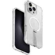 Uniq Eleva Case with Vertical Stand, Transparent – iPhone 16 Pro Max
