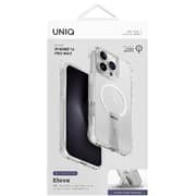 Uniq Eleva Case with Vertical Stand, Transparent – iPhone 16 Pro Max