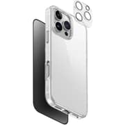 Uniq Clearvue Privacy 3-in-1 Cover Set, Black – iPhone 16 Pro