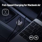 Joda USB-C Dual-Port Car Charger – Black