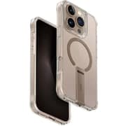 Uniq Eleva Case with Vertical Stand, Taupe Gold – iPhone 16 Pro Max
