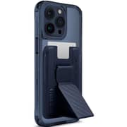 Skinarma Saido Mag-Charge + Magnetic Card Holder Case, Blue – iPhone 15 Pro Max